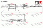 FKS09018 Lanko ovládania spojky FTE