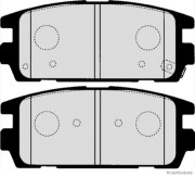 J3610511 Sada brzdových platničiek kotúčovej brzdy HERTH+BUSS JAKOPARTS