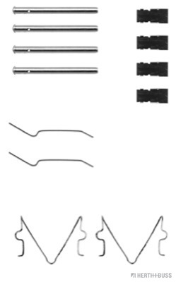 J3663010 Sada príslużenstva oblożenia kotúčovej brzdy HERTH+BUSS JAKOPARTS