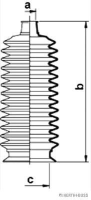 J4102016 Manżeta riadenia - opravná sada HERTH+BUSS JAKOPARTS
