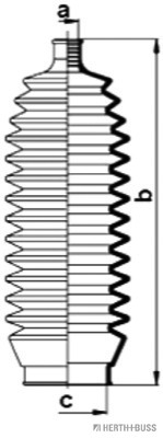 J4105004 Manżeta riadenia - opravná sada HERTH+BUSS JAKOPARTS
