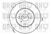 BDC3558 Brzdový kotúč QUINTON HAZELL