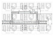 BDC3746 Brzdový kotúč QUINTON HAZELL