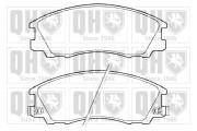 BP1445 Sada brzdových platničiek kotúčovej brzdy QUINTON HAZELL