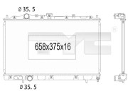 723-1009 Chladič motora TYC