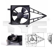 825-0012 Ventilátor chladenia motora TYC