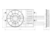 837-0034-1 Drżiak ventilátora chladiča TYC