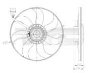 837-0036 Ventilátor chladenia motora TYC