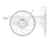 837-0037 Ventilátor chladenia motora TYC