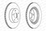 DDF1009C Brzdový kotúč MAXI KIT FERODO