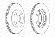 DDF1309 Brzdový kotúč MAXI KIT FERODO