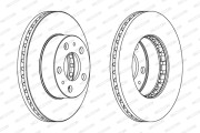 DDF163 Brzdový kotúč MAXI KIT FERODO