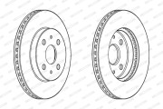 DDF1758C Brzdový kotúč MAXI KIT FERODO