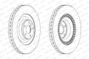 DDF2222C Brzdový kotúč MAXI KIT FERODO