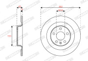 DDF2827C Brzdový kotúč MAXI KIT FERODO