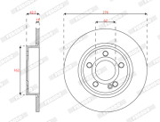 DDF3024C Brzdový kotúč MAXI KIT FERODO