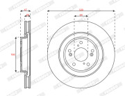 DDF3069C Brzdový kotúč MAXI KIT FERODO