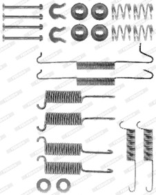 FBA17 Sada príslużenstva brzdovej čeľuste MAXI KIT FERODO