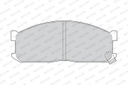 FVR757 Sada brzdových platničiek kotúčovej brzdy MAXI KIT FERODO