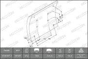 K19187.1-F3537 Sada brzd. obloż., Bubn. brzda MAXI KIT FERODO