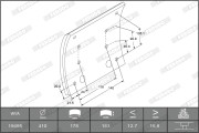 K19487.1-F3672 Sada brzd. obloż., Bubn. brzda MAXI KIT FERODO