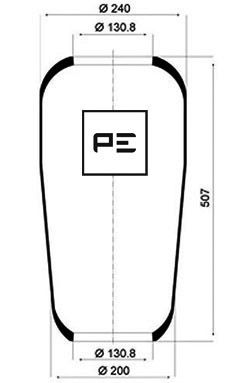 084.013-70A Mech pneumatického prużenia PE Automotive