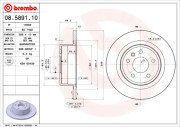 08.5891.10 Brzdový kotúč PRIME LINE BREMBO