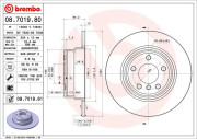 08.7019.81 Brzdový kotúč COATED DISC LINE BREMBO