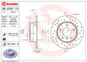 08.9787.1X Brzdový kotúč BEARING DISC LINE BREMBO