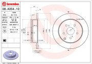 08.A354.10 Brzdový kotúč PRIME LINE BREMBO