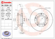 08.E026.20 Brzdový kotúč PRIME LINE BREMBO