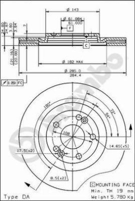 09.4626.10 Brzdový kotúč PRIME LINE BREMBO