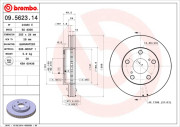 09.5623.14 Brzdový kotúč PRIME LINE BREMBO