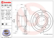 09.6813.60 Brzdový kotúč PRIME LINE BREMBO