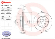 09.6905.10 Brzdový kotúč PRIME LINE BREMBO