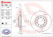 09.7261.10 Brzdový kotúč PRIME LINE BREMBO