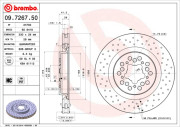 09.7267.50 Brzdový kotúč PRIME LINE BREMBO