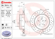 09.7813.1X Brzdový kotúč BEARING DISC LINE BREMBO