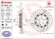 09.9254.33 Brzdový kotúč BREMBO XTRA LINE BREMBO