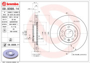 09.9399.14 Brzdový kotúč PRIME LINE BREMBO