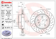 09.9573.1X Brzdový kotúč BEARING DISC LINE BREMBO