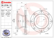 09.9746.10 Brzdový kotúč PRIME LINE BREMBO