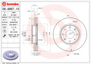 09.9997.10 Brzdový kotúč PRIME LINE BREMBO