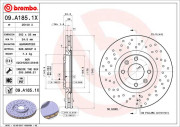 09.A185.1X Brzdový kotúč BEARING DISC LINE BREMBO