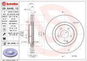 09.A448.11 Brzdový kotúč COATED DISC LINE BREMBO