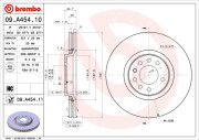 09.A454.11 Brzdový kotúč COATED DISC LINE BREMBO