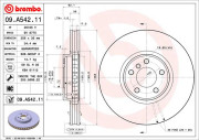 09.A542.11 Brzdový kotúč COATED DISC LINE BREMBO