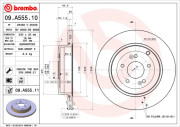 09.A555.11 Brzdový kotúč COATED DISC LINE BREMBO