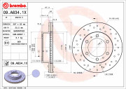 09.A634.1X Brzdový kotúč BEARING DISC LINE BREMBO