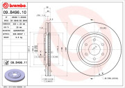 09.B496.11 Brzdový kotúč COATED DISC LINE BREMBO